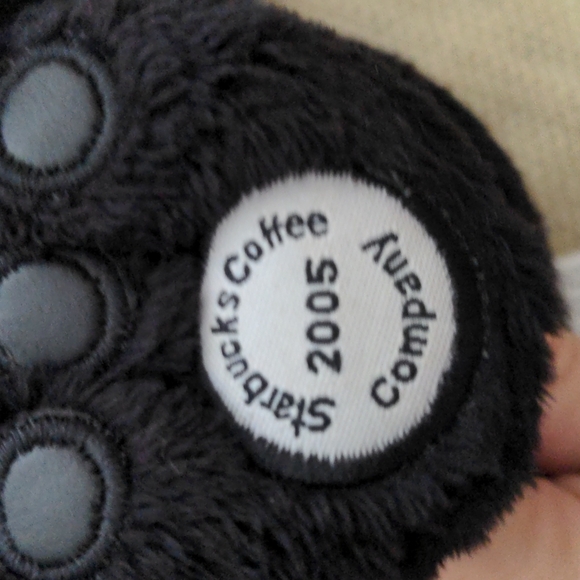 NWT Starbucks Halloween Bearista Black Cat Bear Plush 2005 - Picture 3 of 4